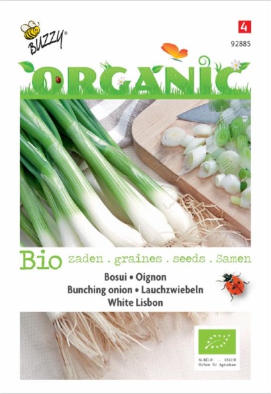 Bunching Onion White Lisbon BIO (Allium) 900 seeds